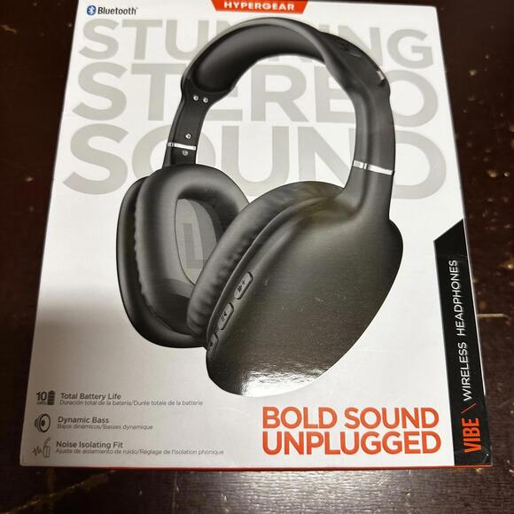 Other - HyperGear Vibe Over-Ear Wireless Bluetooth Headphones BRAND NEW NIB